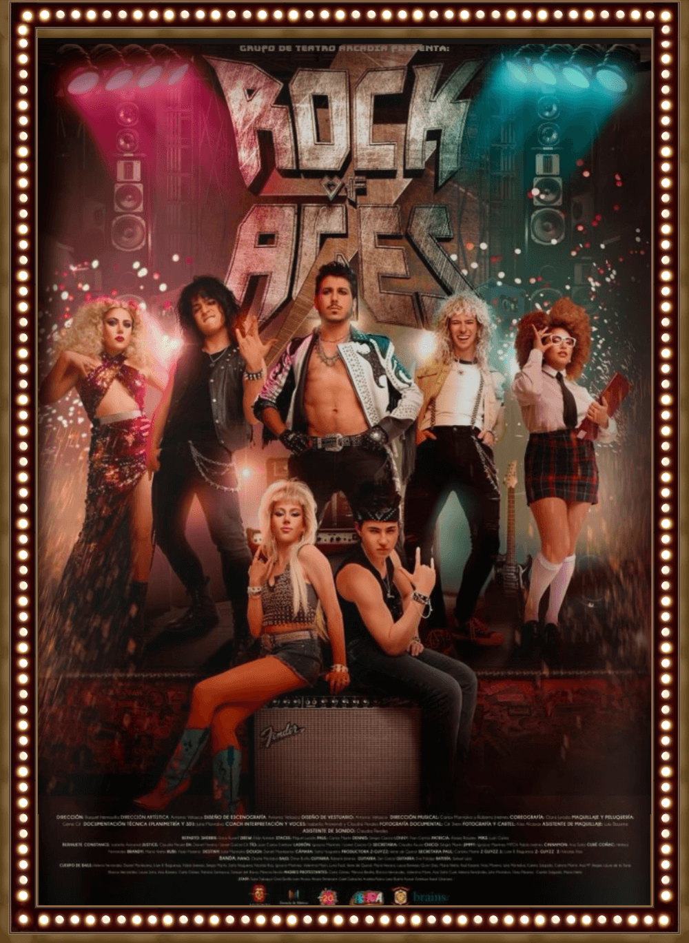 Cartel de ROCK OF AGES